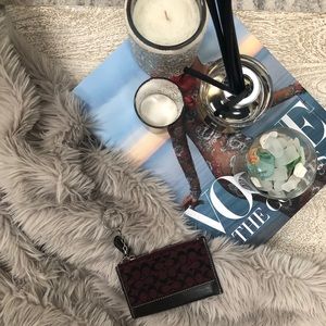 Coach Red Key/Card Case